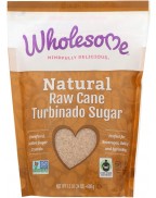 Wholesome Sweeteners Turbinado Raw Sugar (12x1.5 LB)