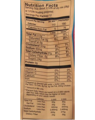 Pamela's Dark Chocolate Frosting Mix Gluten Free (6x12 Oz)