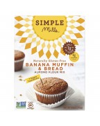 Simple Mills Almond Flour Muffin Mix Banana Gluten Free (6x9Oz)