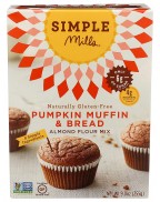 Simple Mills Almond Flour Muffin Mix Pumpkin Gluten Free (6x9Oz)