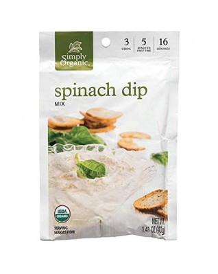 Simply Organic Spinach Dip Mix (12x1.41OZ )