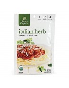 Simply Organic Italian Herb Spag Sauce (12x1.31Oz)