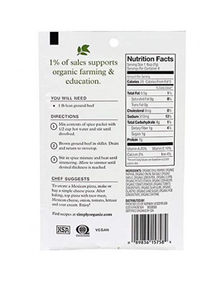 Simply Organic Mild Taco Seasoning Mix (12X1 OZ)