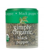 Simply Organic Mini Ground Pepper Black Med (6x.56 Oz)