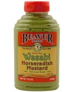 Beaver Foods Mustard Horseradish Wasabi (6x12.5Oz)