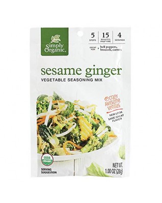 Simply Organic Sesame Ginger (12x1 OZ)