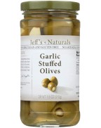 Jeff's Naturals Garlic Stfd Olives (6x7.5OZ )