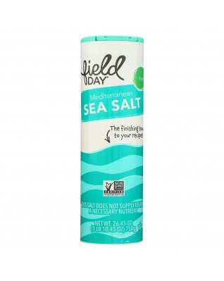 Field Day Fine Mediterranean Sea Salt (20x26.5 Oz)