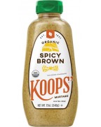 Koops Organic Spicy Brown Mustard (12x12 OZ)