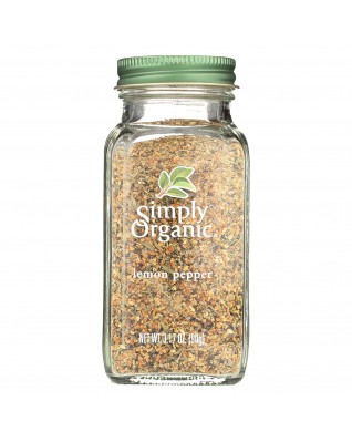 Simply Organic Lemon Pepper Certified Organic (6x3.17Oz)