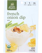 Simply Organic French Onion Dip (12x1.1 Oz)