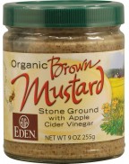 Eden Foods Brown Mustard Glass (12x9 Oz)