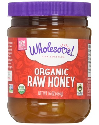 Wholesome Sweeteners Raw Honey Fair Trade (6x16 Oz)