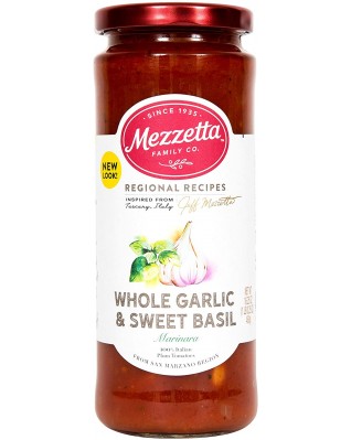 Mezzetta Marinara Whole Garlic & Sweet Basil Sauce (6x16.25 OZ)