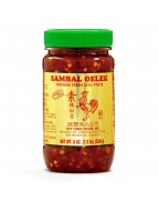 Huey Fong Sambal Oelek Ground Fresh Chili Paste (24x8Oz)