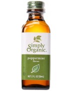 Simply Organic Peppermint Flavor (6x2 Oz)