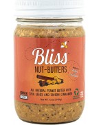 Bliss Cinnamon Chia Seed Peanut Butter (6x12 OZ)