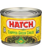 Hatch Farms Peeled Chopped Green Chiles Mild (24x4 Oz)