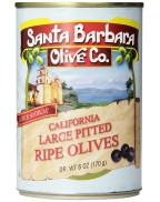 Santa Barbara Black Large Pitted Olives (12x6 Oz)