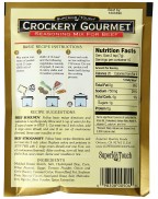 Crockery Gourmet Beef Seasoning Mix (12x2.5OZ )