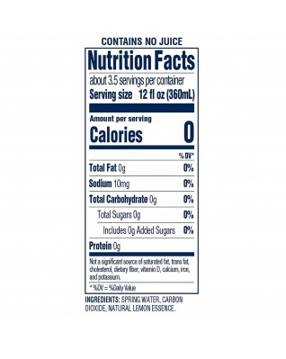 Crystal Geyser Lemon Mineral Water (12x42.25OZ )