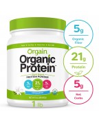 Orgain Organic Plant Based Protein Powder, Sweet Vanilla Bean (1X1.02 Lb )