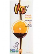 Theo Chocolate Dark Chocolate Bar With Orange (12x3Oz)