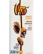 Theo Chocolate Dark Chocolate Bar, Salted Almond (12x3Oz)