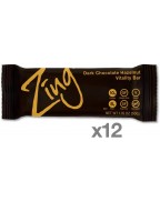 Zing Dark Chocolate Hazelnut Bar (12x1.76OZ )