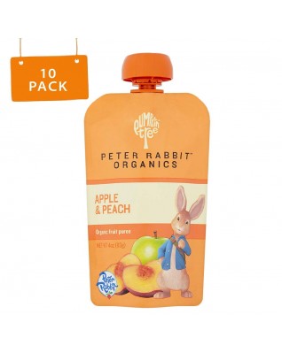 Peter Rabbit Organics Peach & Apple Fruit Snacks (10x4 Oz)