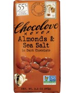 Chocolove Almonds & Sea Salt In Dark Chocolate (12x3.2Oz)