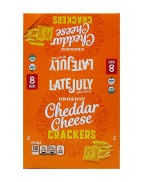 Late July Bite Size Cheddar Cheese Sack (4x8x1 Oz)