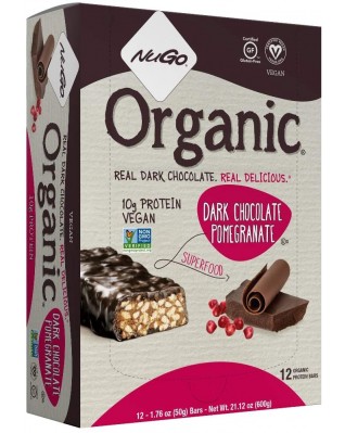 Nugo Nugo Dark Chocolate Pomegranate (12X1.7 OZ)