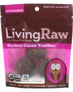 Living Raw Organic Darkest Cacao Truffles (12x1.59 Z )