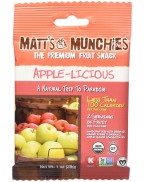 Matt's Munchies Organic Apple-Licious (12x1 OZ)