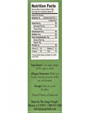 Ginger People Original Ginger Chews (12x4.5 Oz)