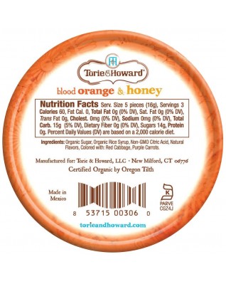Torrie & Howard Orng/Honey Hrd Cdy (8x2OZ )