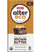 Alter Eco Dark Salted Brown Butter Organic Chocolate (12x2.82 OZ)