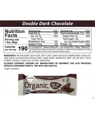 Nugo Double Dark Chocolate Bar (12x50 GM)
