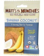 Matt's Munchies Organic Fruit Snack Banana Coconut (12x1 OZ)