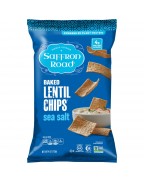 Saffron Road Baked Lentil Chips Sea Salt (12X4 OZ)