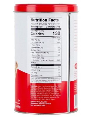 De Beukelaer Chocolate Hazelnut Pirouline Rolled Wafers (6x14Oz)