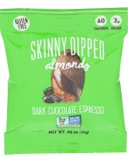 Wild Things Mini Skinny Dipped Almonds in Dark Chocolate Espresso (48x0.46 OZ)