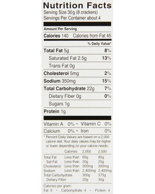Glutino Cheddar Crackers (6x4.4OZ )
