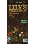 Lily's Dark Chocolate with Stevia Extra Dark (12x2.8 OZ)