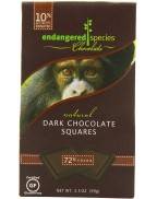 Endangered Species Bite Size Dark Chocolate 72 % Cocoa (6x10 CT)