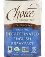 Choice Organic Teas Decaf English Breakfast (6x16 Bag)