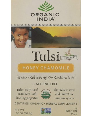 India Honey Chamomile Tulsi Tea (6x18 CT)