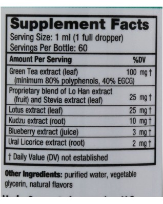 Herbasway Laboratories HerbaGreen Tea Raspberry Lime 2 fl Oz