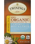 Twinings Camomile W/ Mint & Lemon Tea (6x20 Bag)